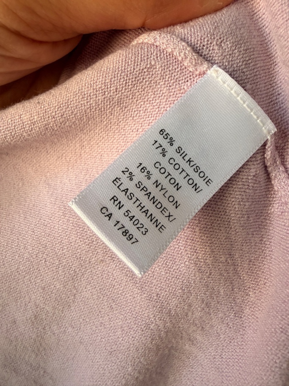 Banana Republic Silk Blend Beaded Cardigan Lilac Floral Embellished Sweater S - Picture 15 of 15